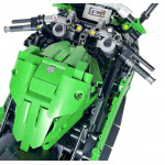 Stavebnica športová motorka 2304 ks. - zelená